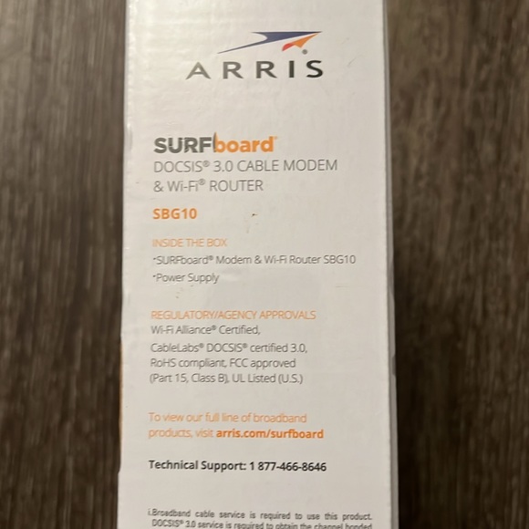 ARRIS SBG10 cable modem and router - Picture 3 of 6